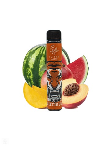 ELF BAR 1500 PEACH MANGO WATERMELON 2% - LUX