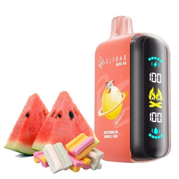 ELF BAR GH23000 WATERMELON BUBBLEGUM 2% RECHARGEABLE