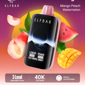 ELF BAR MOON NIGHT 40000 MANGO PEACH WATERMELON 5% RECHARGEABLE