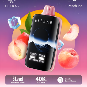 ELF BAR MOON NIGHT 40000 PEACH ICE 5% RECHARGEABLE