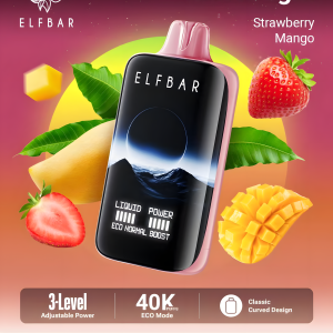 ELF BAR MOON NIGHT 40000 STRAWBERRY MANGO 5% RECHARGEABLE