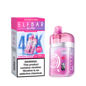 ELF BAR BC40000 PRO STRAWBERRY KIWI 5% RECHARGEABLE