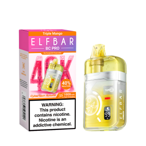 ELF BAR BC40000 PRO TRIPLE MANGO 5% RECHARGEABLE
